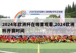 2024年欧洲杯在哪里观看,2024欧洲杯开赛时间