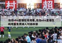 泡泡nba直播在线观看,泡泡nba直播在线观看免费湖人对森林狼