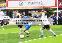 世界杯2024赛程及结果,世界杯2021赛程时间表4强