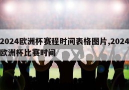 2024欧洲杯赛程时间表格图片,2024欧洲杯比赛时间