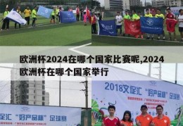 欧洲杯2024在哪个国家比赛呢,2024欧洲杯在哪个国家举行