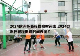 2024欧洲杯赛程揭晓时间表,2024欧洲杯赛程揭晓时间表图片