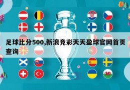 足球比分500,新浪竞彩天天盈球官网首页查询